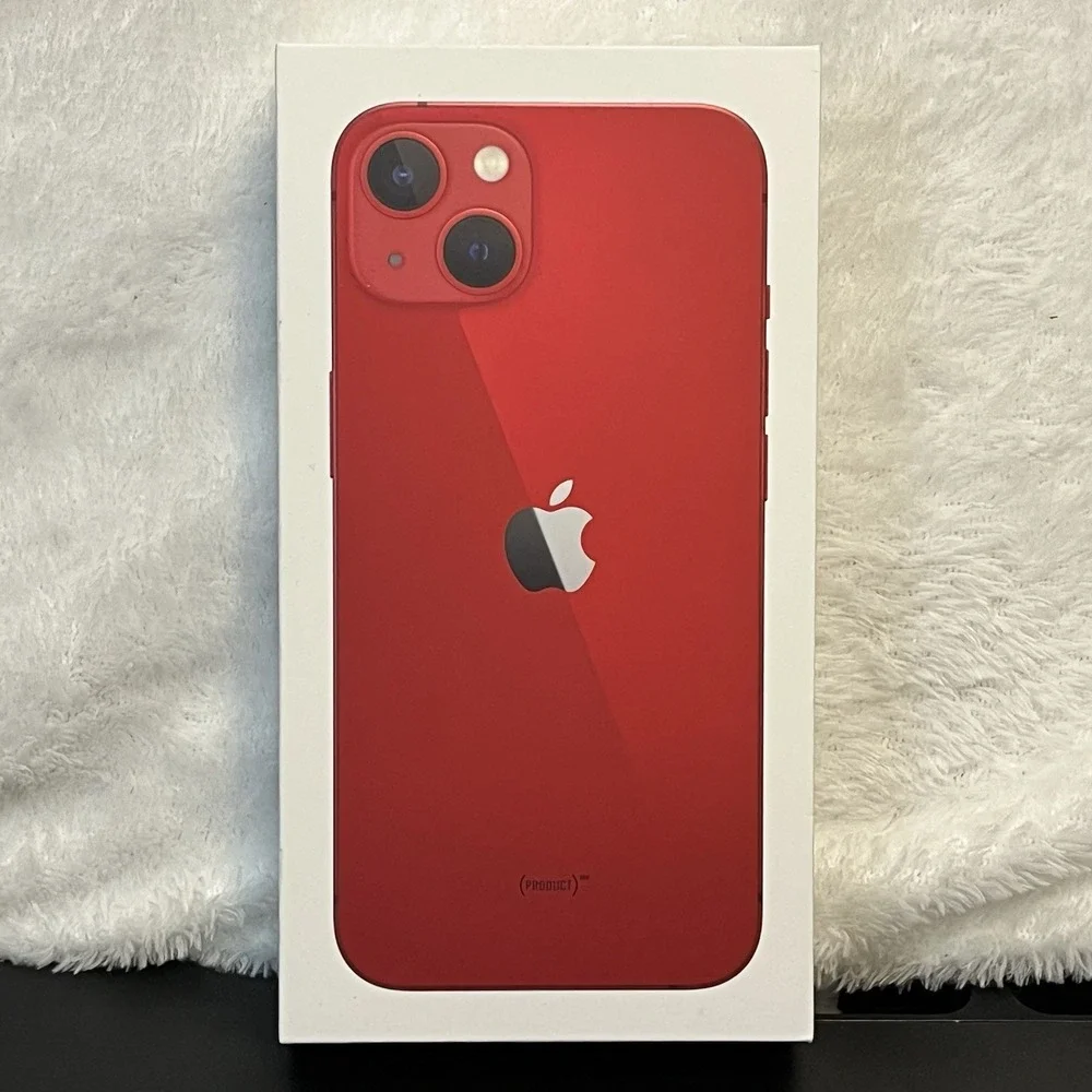 Apple iPhone 13 RED Edition 256 gb 2021 Original Packaging BOX ONLY